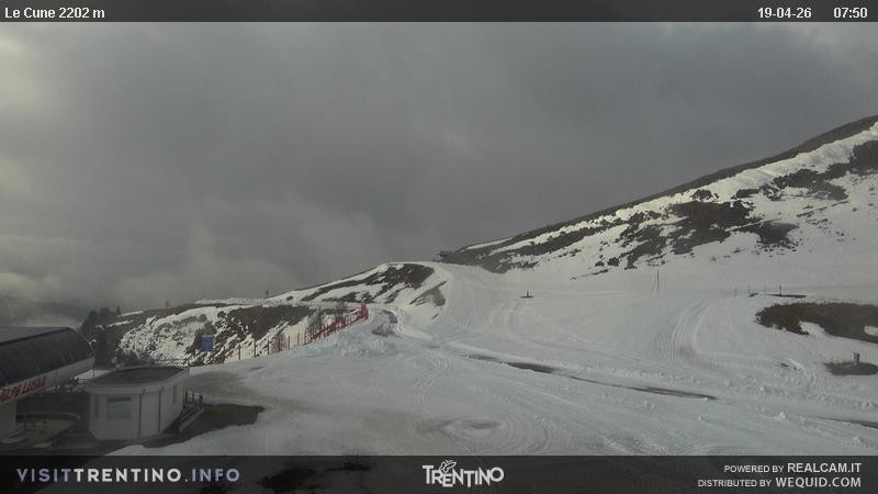 Archiv Foto Webcam Gondelbahn Ronchi-Valbona, Skigebiet Alpe Lusia