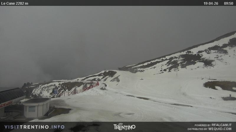 Archiv Foto Webcam Gondelbahn Ronchi-Valbona, Skigebiet Alpe Lusia
