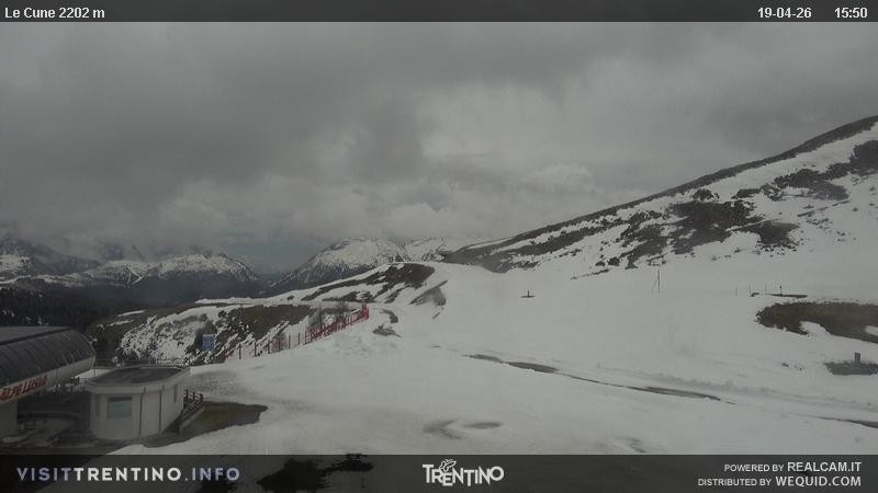 Archiv Foto Webcam Gondelbahn Ronchi-Valbona, Skigebiet Alpe Lusia