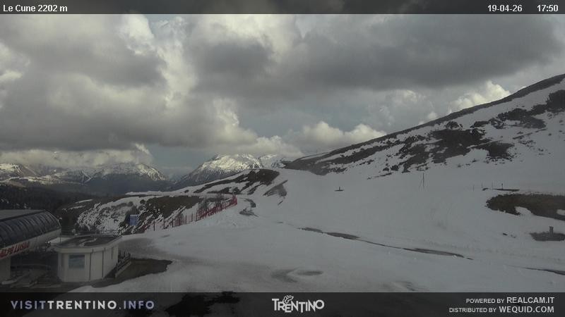 Archiv Foto Webcam Gondelbahn Ronchi-Valbona, Skigebiet Alpe Lusia