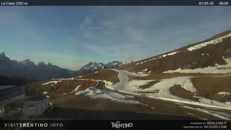 Archived image Webcam Ronchi-Valbona Lift, Alpe Lusia