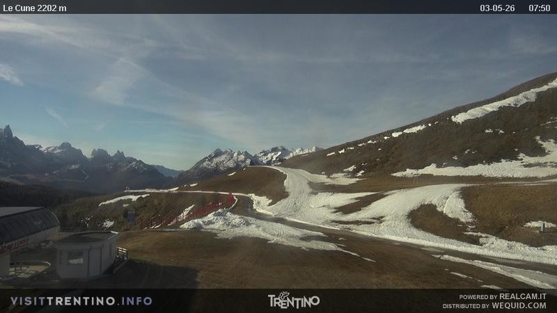 Archived image Webcam Ronchi-Valbona Lift, Alpe Lusia