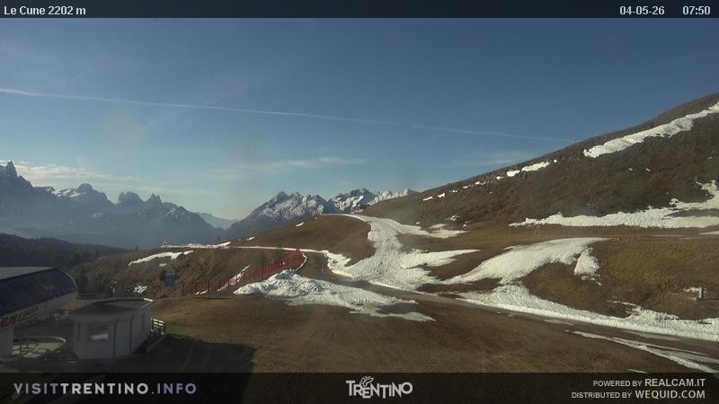 Archiv Foto Webcam Gondelbahn Ronchi-Valbona, Skigebiet Alpe Lusia