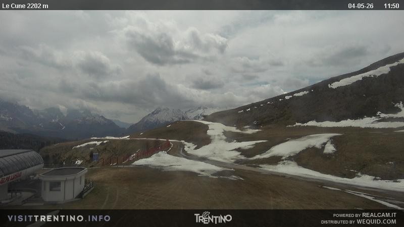 Archiv Foto Webcam Gondelbahn Ronchi-Valbona, Skigebiet Alpe Lusia