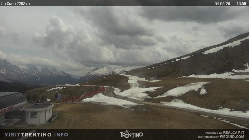 Archiv Foto Webcam Gondelbahn Ronchi-Valbona, Skigebiet Alpe Lusia