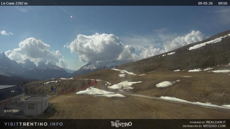 Archiv Foto Webcam Gondelbahn Ronchi-Valbona, Skigebiet Alpe Lusia