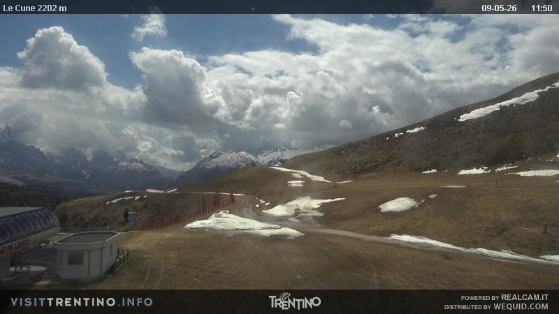 Archiv Foto Webcam Gondelbahn Ronchi-Valbona, Skigebiet Alpe Lusia