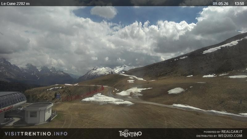Archiv Foto Webcam Gondelbahn Ronchi-Valbona, Skigebiet Alpe Lusia
