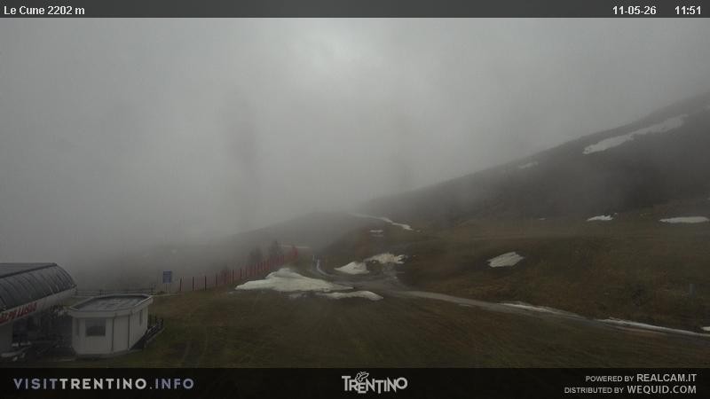 Archiv Foto Webcam Gondelbahn Ronchi-Valbona, Skigebiet Alpe Lusia