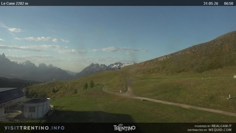 Archiv Foto Webcam Gondelbahn Ronchi-Valbona, Skigebiet Alpe Lusia