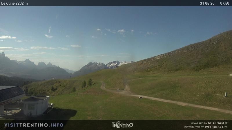 Archiv Foto Webcam Gondelbahn Ronchi-Valbona, Skigebiet Alpe Lusia