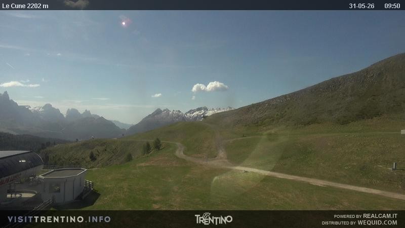 Archiv Foto Webcam Gondelbahn Ronchi-Valbona, Skigebiet Alpe Lusia