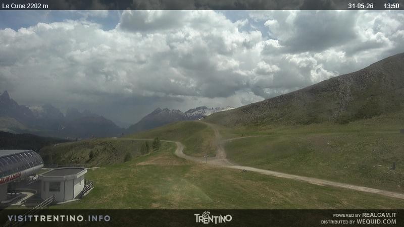 Archiv Foto Webcam Gondelbahn Ronchi-Valbona, Skigebiet Alpe Lusia