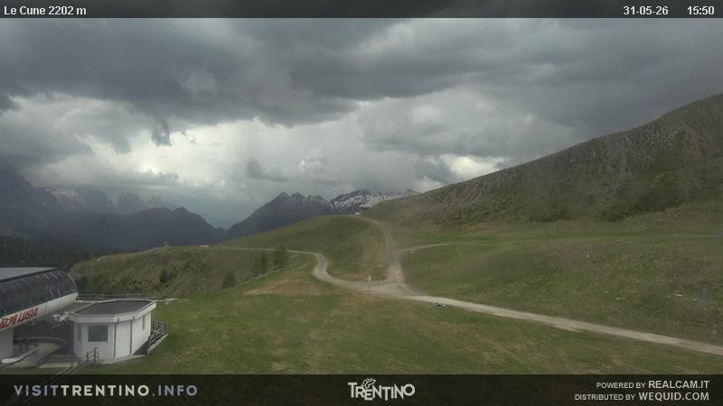 Archiv Foto Webcam Gondelbahn Ronchi-Valbona, Skigebiet Alpe Lusia