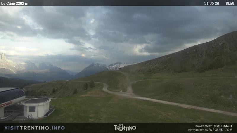 Archiv Foto Webcam Gondelbahn Ronchi-Valbona, Skigebiet Alpe Lusia