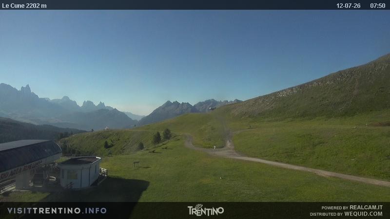 Archived image Webcam Ronchi-Valbona Lift, Alpe Lusia