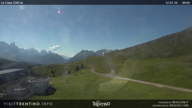 Archived image Webcam Ronchi-Valbona Lift, Alpe Lusia