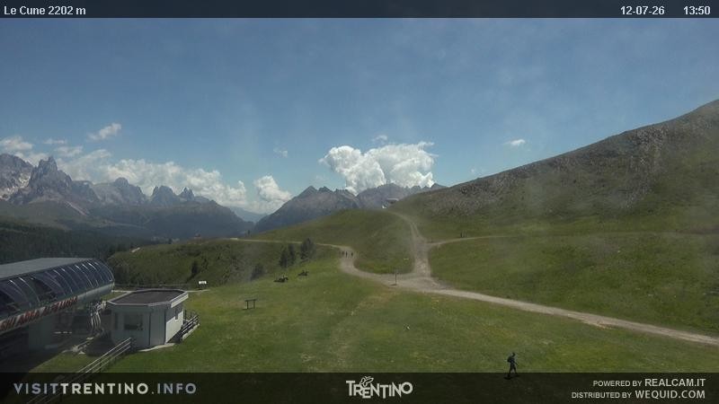 Archived image Webcam Ronchi-Valbona Lift, Alpe Lusia