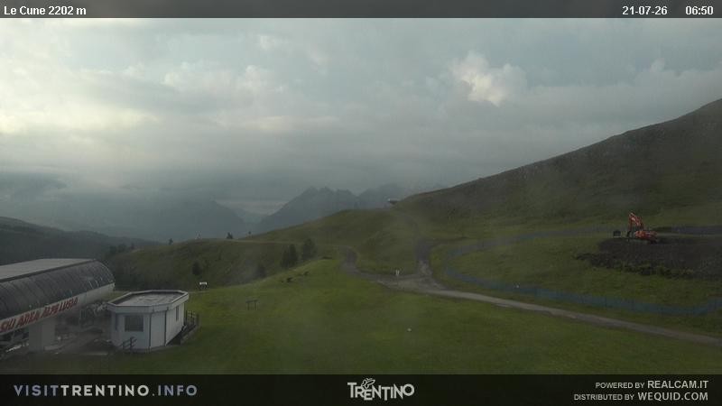 Archiv Foto Webcam Gondelbahn Ronchi-Valbona, Skigebiet Alpe Lusia