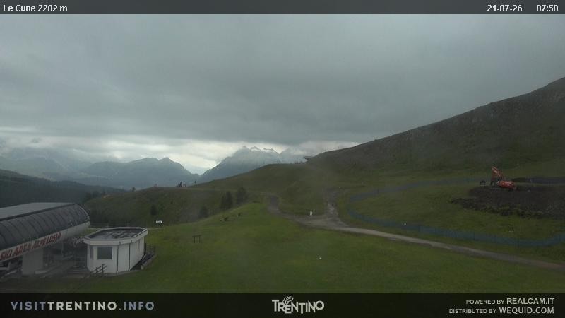 Archiv Foto Webcam Gondelbahn Ronchi-Valbona, Skigebiet Alpe Lusia