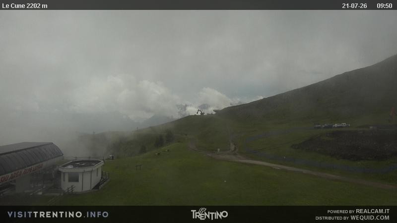 Archiv Foto Webcam Gondelbahn Ronchi-Valbona, Skigebiet Alpe Lusia