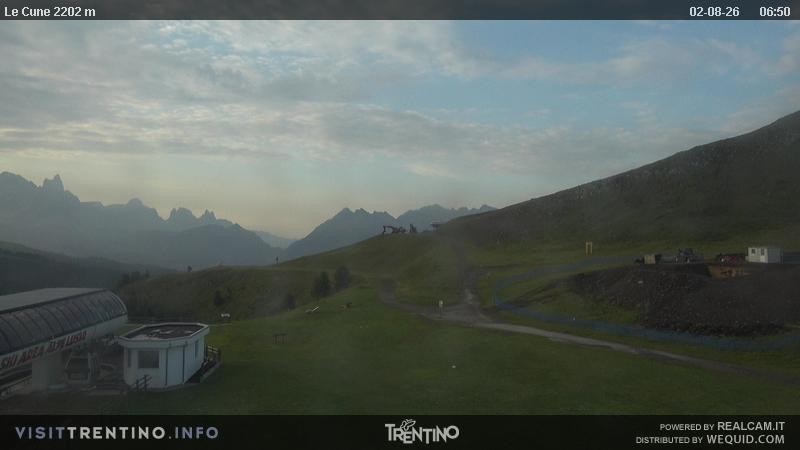 Archiv Foto Webcam Gondelbahn Ronchi-Valbona, Skigebiet Alpe Lusia