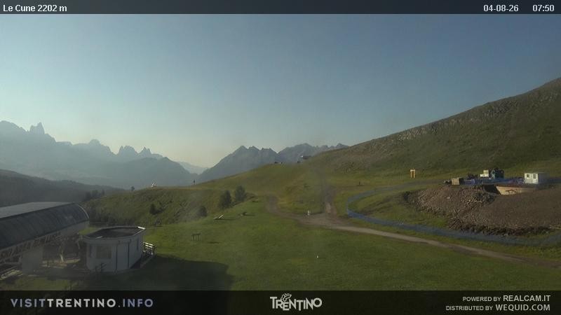 Archiv Foto Webcam Gondelbahn Ronchi-Valbona, Skigebiet Alpe Lusia