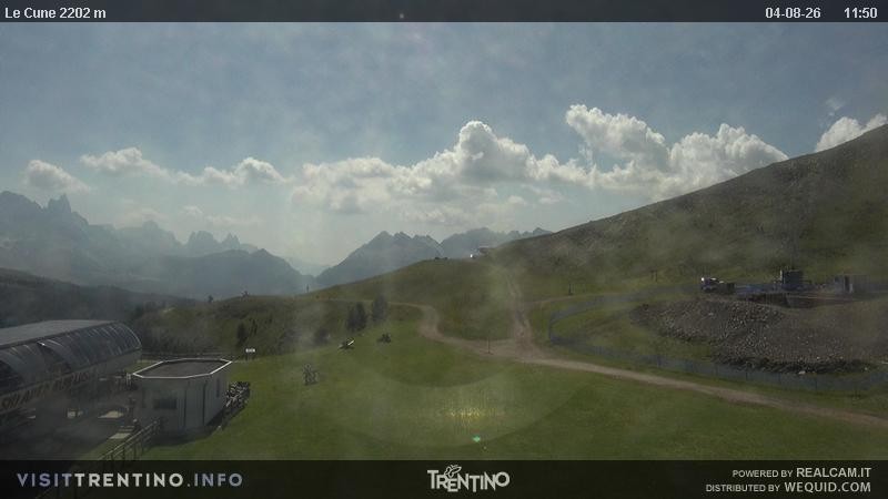 Archiv Foto Webcam Gondelbahn Ronchi-Valbona, Skigebiet Alpe Lusia