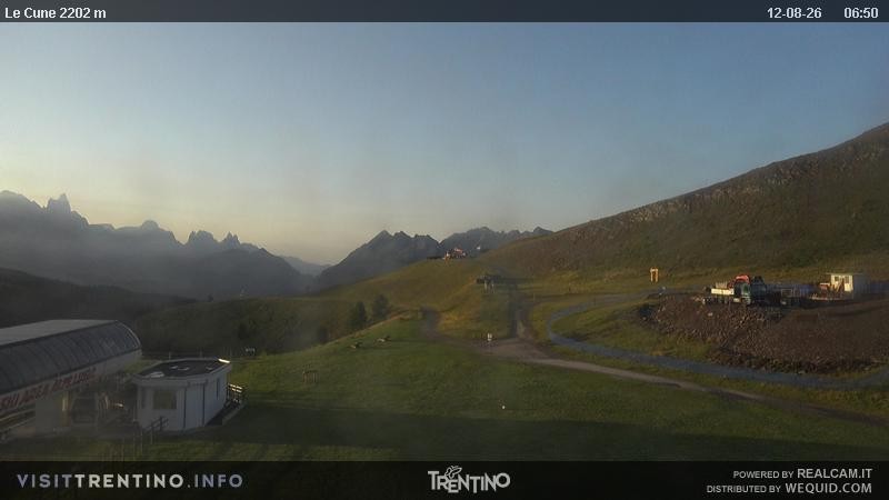 Archiv Foto Webcam Gondelbahn Ronchi-Valbona, Skigebiet Alpe Lusia