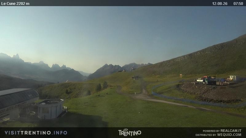 Archiv Foto Webcam Gondelbahn Ronchi-Valbona, Skigebiet Alpe Lusia
