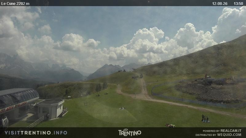 Archiv Foto Webcam Gondelbahn Ronchi-Valbona, Skigebiet Alpe Lusia