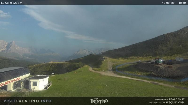 Archiv Foto Webcam Gondelbahn Ronchi-Valbona, Skigebiet Alpe Lusia