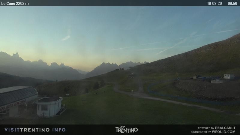 Archived image Webcam Ronchi-Valbona Lift, Alpe Lusia