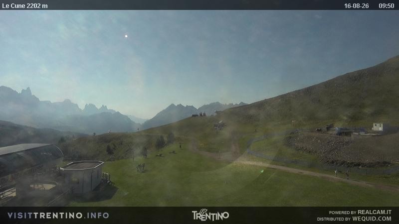 Archived image Webcam Ronchi-Valbona Lift, Alpe Lusia