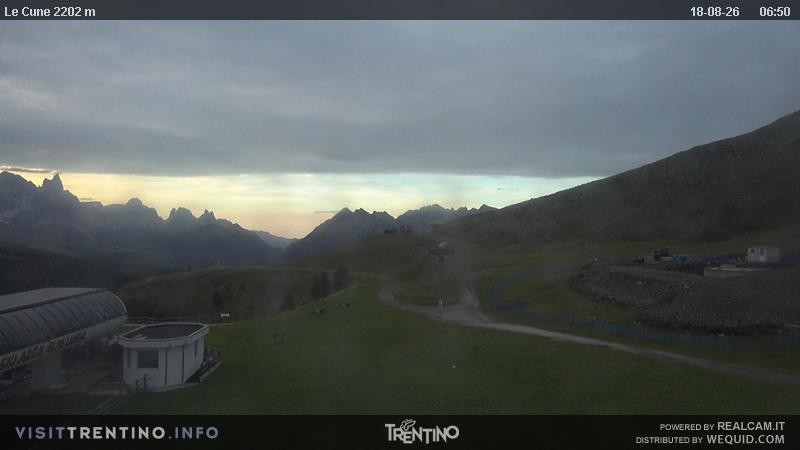 Archiv Foto Webcam Gondelbahn Ronchi-Valbona, Skigebiet Alpe Lusia
