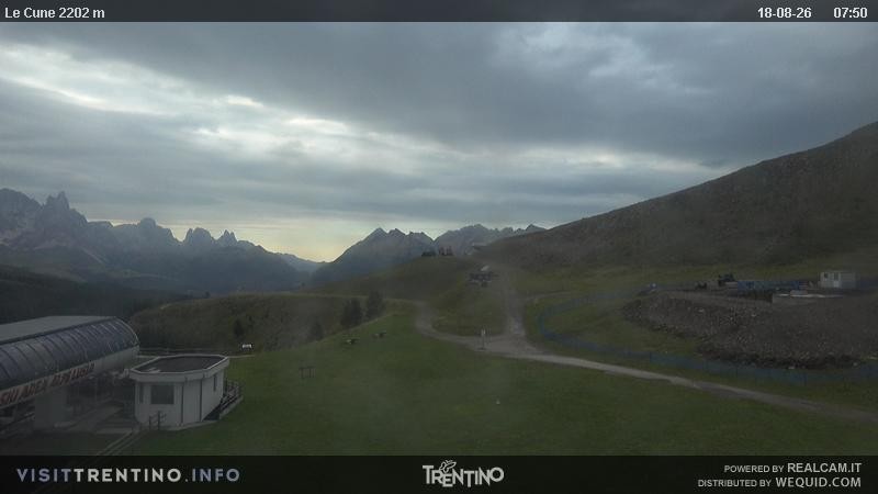 Archiv Foto Webcam Gondelbahn Ronchi-Valbona, Skigebiet Alpe Lusia
