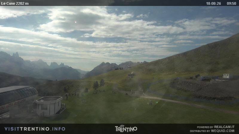 Archiv Foto Webcam Gondelbahn Ronchi-Valbona, Skigebiet Alpe Lusia