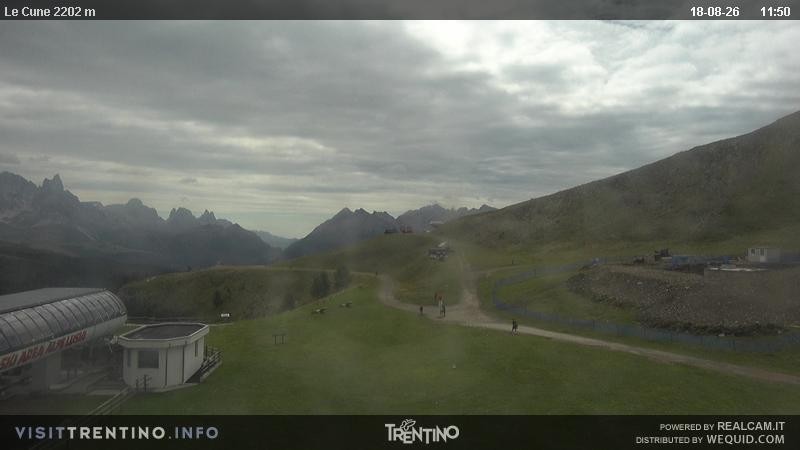 Archiv Foto Webcam Gondelbahn Ronchi-Valbona, Skigebiet Alpe Lusia
