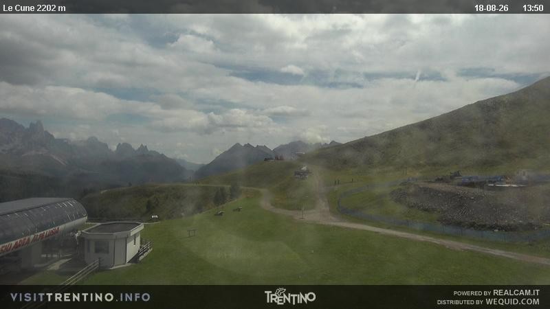 Archiv Foto Webcam Gondelbahn Ronchi-Valbona, Skigebiet Alpe Lusia