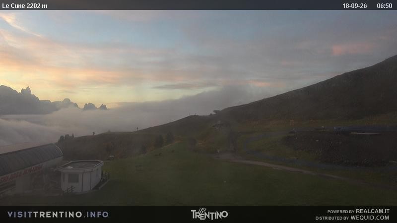 Archived image Webcam Ronchi-Valbona Lift, Alpe Lusia