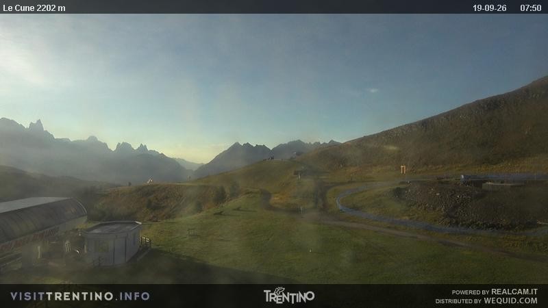 Archived image Webcam Ronchi-Valbona Lift, Alpe Lusia