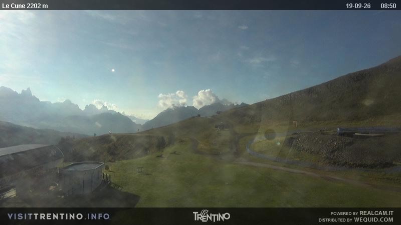 Archived image Webcam Ronchi-Valbona Lift, Alpe Lusia