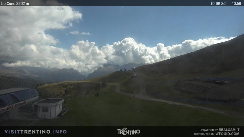 Archived image Webcam Ronchi-Valbona Lift, Alpe Lusia