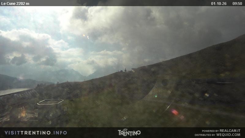Archiv Foto Webcam Gondelbahn Ronchi-Valbona, Skigebiet Alpe Lusia