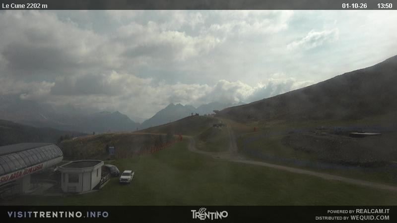 Archiv Foto Webcam Gondelbahn Ronchi-Valbona, Skigebiet Alpe Lusia