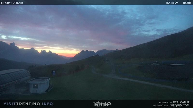 Archiv Foto Webcam Gondelbahn Ronchi-Valbona, Skigebiet Alpe Lusia