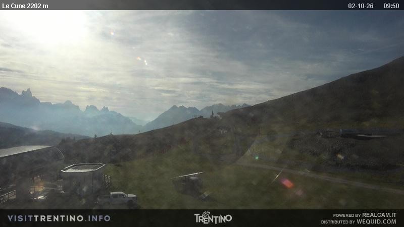 Archiv Foto Webcam Gondelbahn Ronchi-Valbona, Skigebiet Alpe Lusia