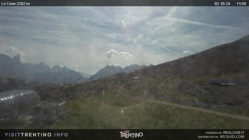 Archiv Foto Webcam Gondelbahn Ronchi-Valbona, Skigebiet Alpe Lusia