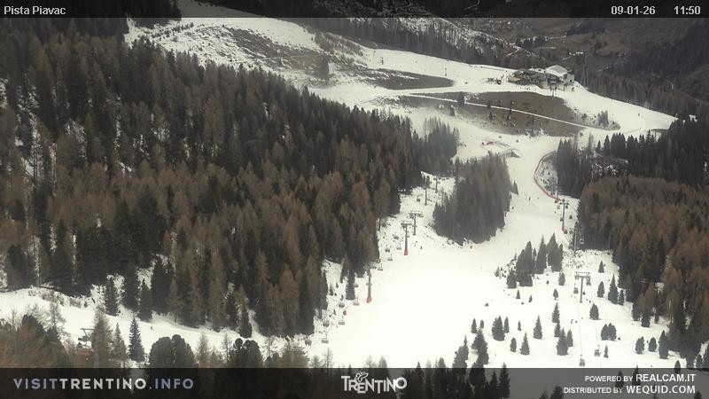 Archiv Foto Webcam Piste Piavac, Fassatal