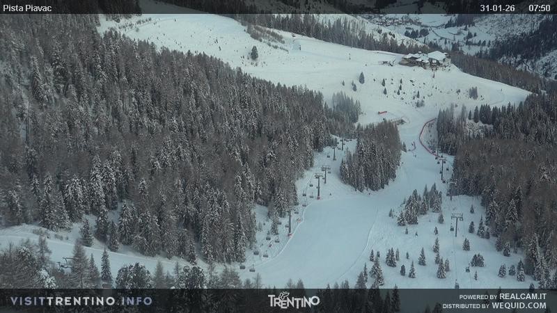 Archiv Foto Webcam Piste Piavac, Fassatal